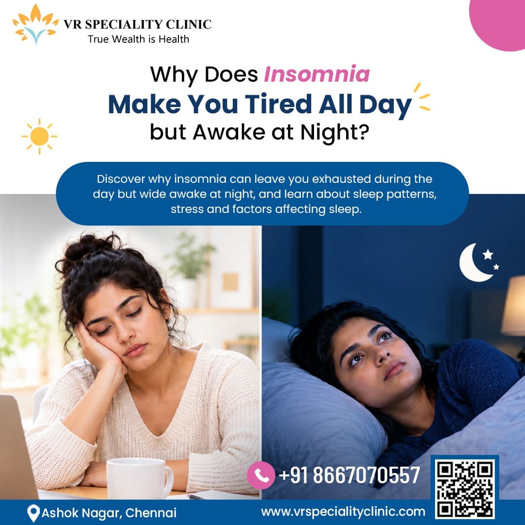 Why Does Insomnia Make You Tired All Day but Awake at Night? 